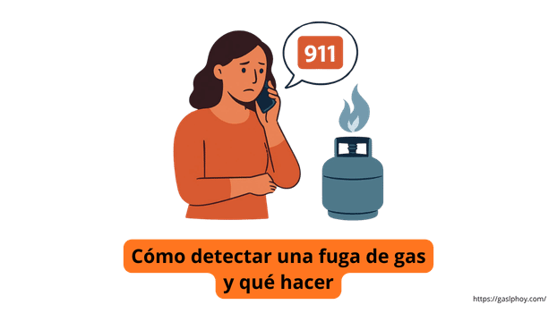 Cómo detectar una fuga de gas y qué hacer