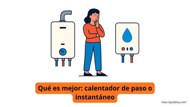 Qué es mejor calentador de paso o instantáneo